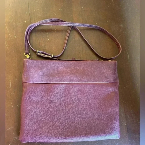 The Sak collective burgundy leather crossbody. - Picture 15 of 16